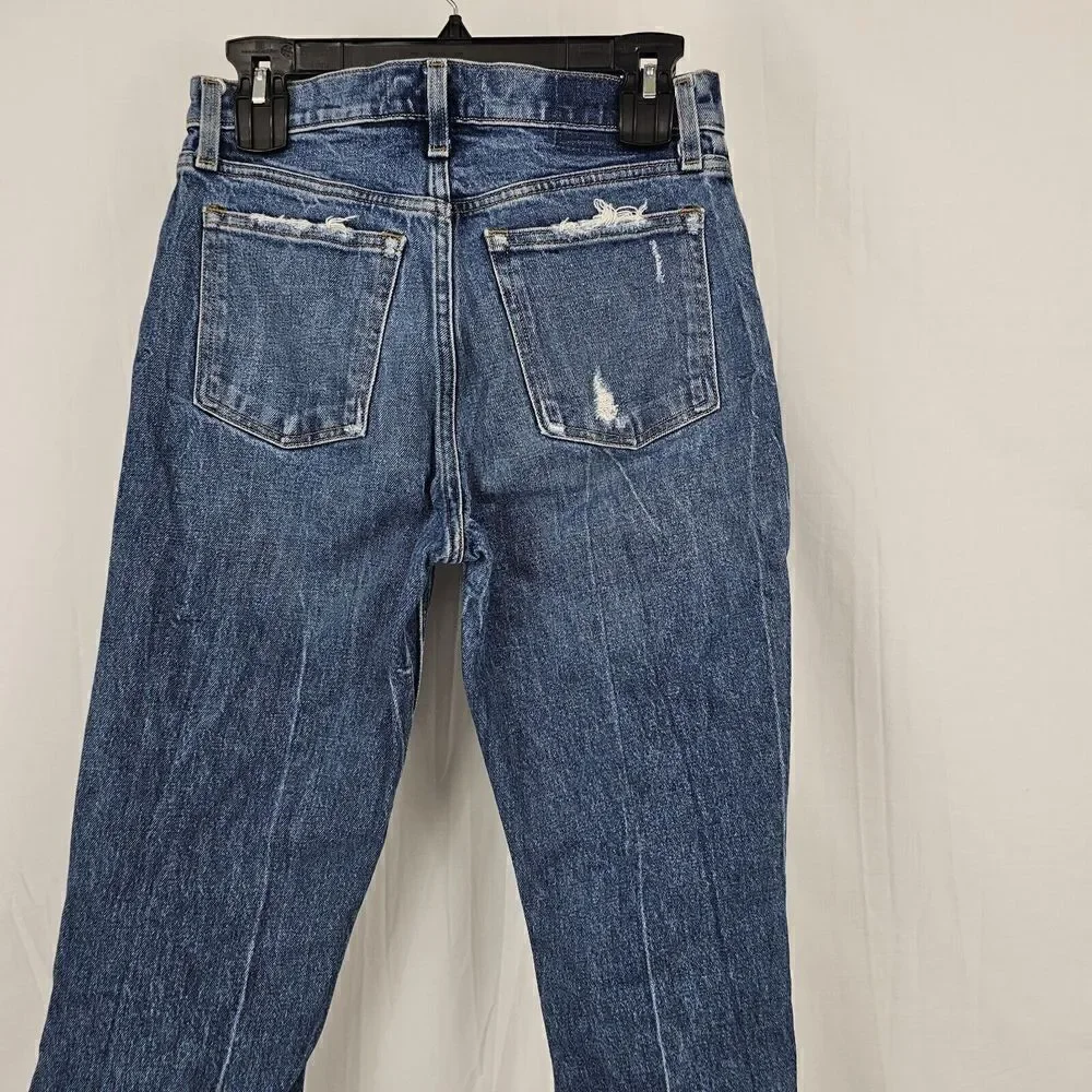 Abercrombie & Fitch Jeans Womens Size 27/4 Blue Denim High Rise Mom Jean
